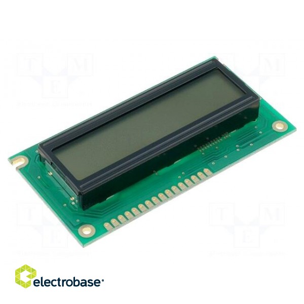 Display: LCD | alphanumeric | FSTN Positive | 16x2 | gray | LED | PIN: 16