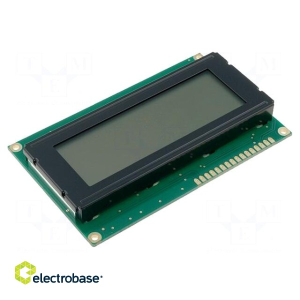 Display: LCD | alphanumeric | FSTN Positive | 20x4 | 98x60x13.6mm | LED