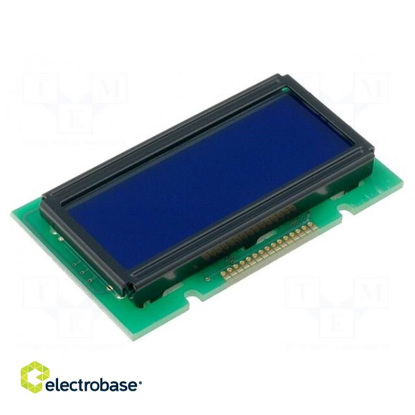 Display: LCD | alphanumeric | STN Negative | 12x2 | blue | LED | PIN: 15