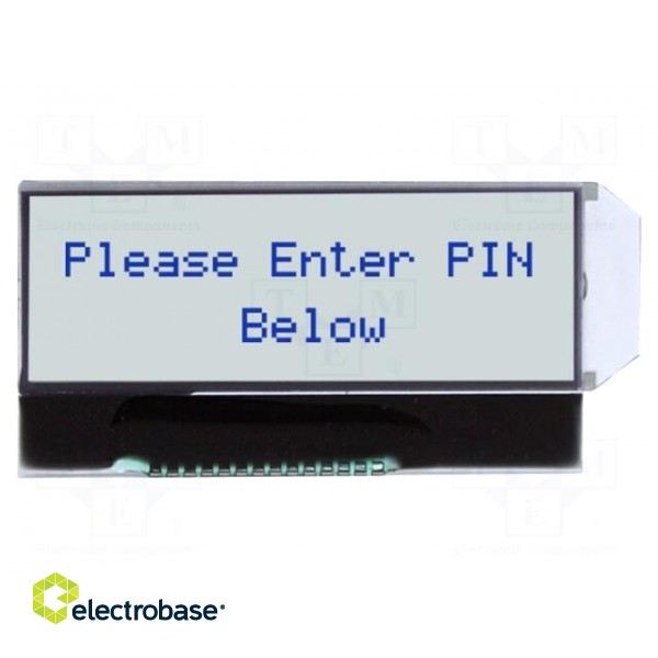 Display: LCD | alphanumeric | STN Positive | 16x2 | gray | LED | PIN: 14