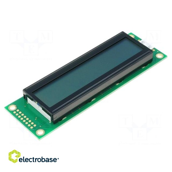 Display: LCD | alphanumeric | STN Positive | 20x2 | gray | LED | PIN: 16