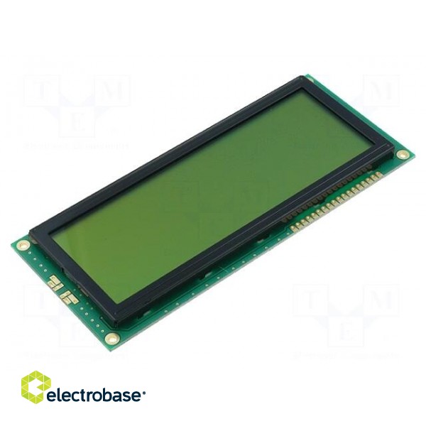 Display: LCD | alphanumeric | STN Positive | 20x4 | yellow-green