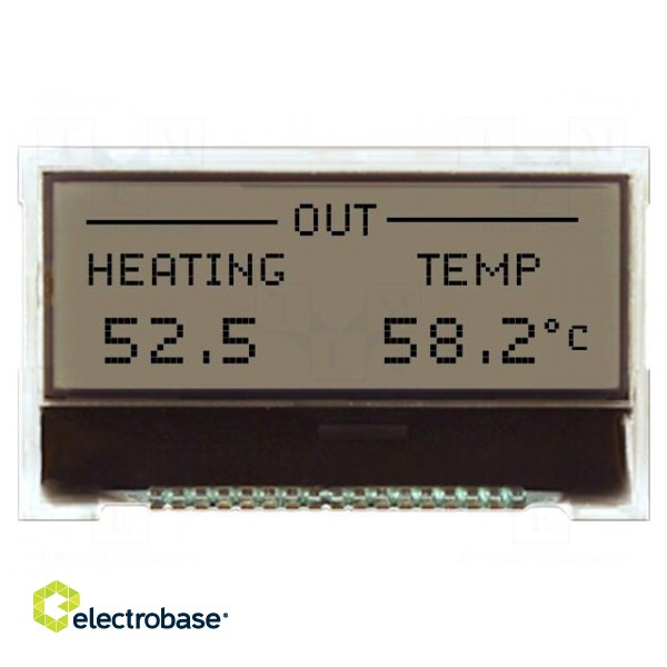 Display: LCD | graphical | 128x32 | COG,FSTN Positive | RGB | LED | 3VDC