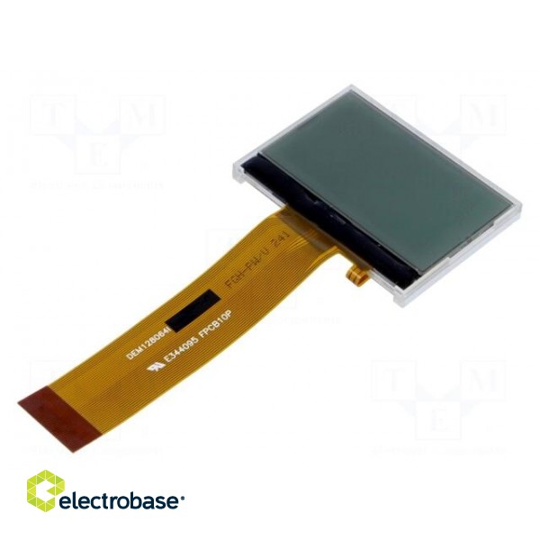 Display: LCD | graphical | 128x64 | 55.2x39.8x5mm | 1.9" | LED | PIN: 36