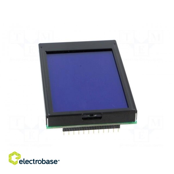 Display: LCD | graphical | 128x64 | STN Positive | blue | 75x45.8mm | LED image 9