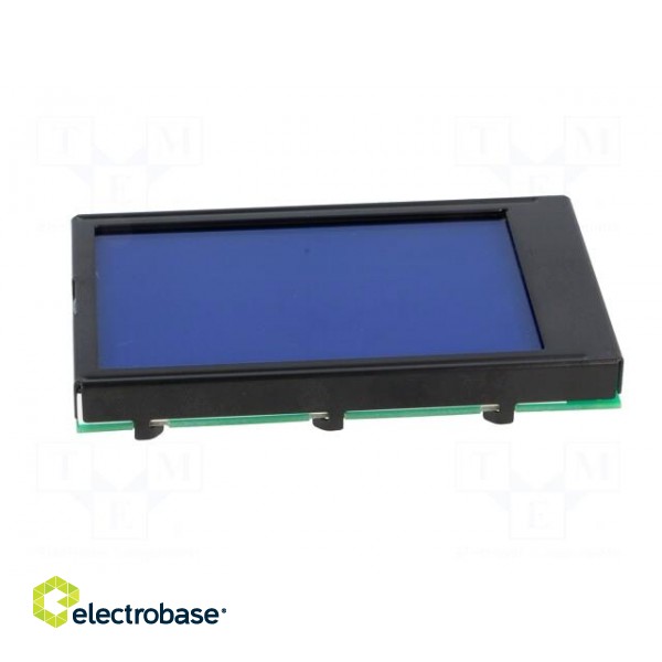 Display: LCD | graphical | 128x64 | STN Positive | blue | 75x45.8mm | LED image 3