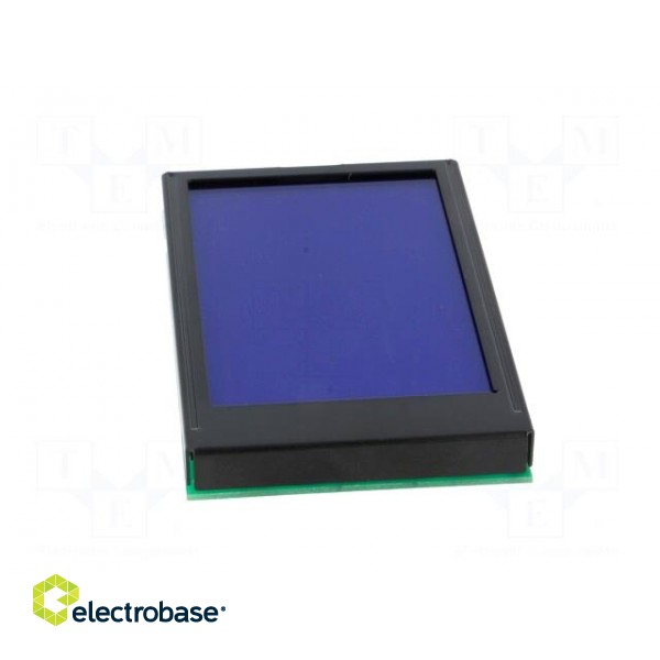Display: LCD | graphical | 128x64 | STN Positive | blue | 75x45.8mm | LED image 5