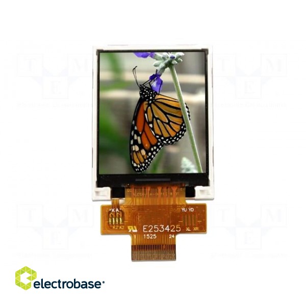 Display: TFT | 1.8" | 128x160 | Illumin: LED | Dim: 34.7x46.75x2.25mm