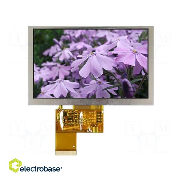 Display: TFT | 5" | 800x480 | Illumin: LED | Dim: 120.7x75.8x2.8mm | RGB фото 2