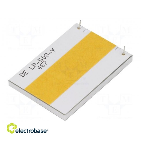 Backlight | DE112 | LED | Dim: 33x22.86x2.5mm | yellow-green | 50cd/m2 image 3