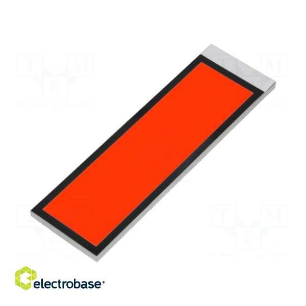 Backlight | Application: DE122,DE133 | LED | Dim: 75x22.86x2.5mm | red фото 1