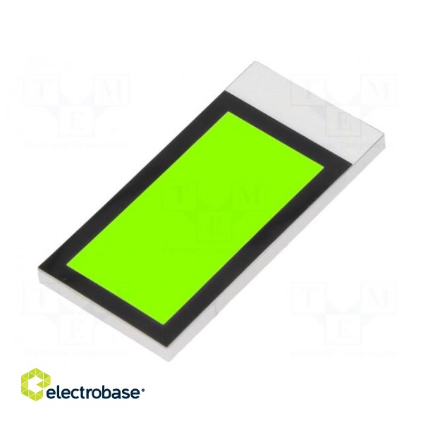 Backlight | DE123 | LED | Dim: 35.5x17.78x2.5mm | yellow-green image 1