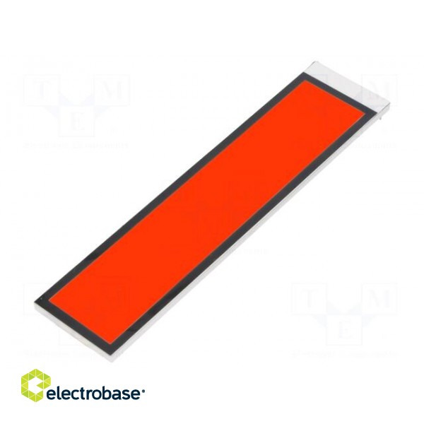 Backlight | Application: DE125 | LED | Dim: 99x22.86x2.5mm | red image 1