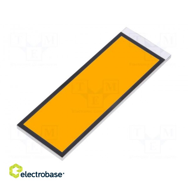 Backlight | Application: DE130 | LED | Dim: 86.3x30.48x2.5mm | amber image 1