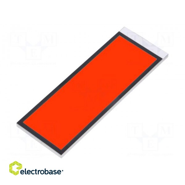 Backlight | Application: DE130 | LED | Dim: 86.3x30.48x2.5mm | red image 1