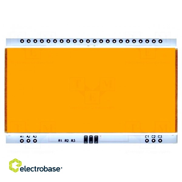 Backlight | Application: EADOGM204 | LED | 66x40.2x3.6mm | amber