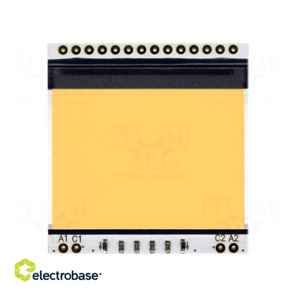 Backlight | Application: EADOGS102 | LED | 39x41x2.7mm | amber