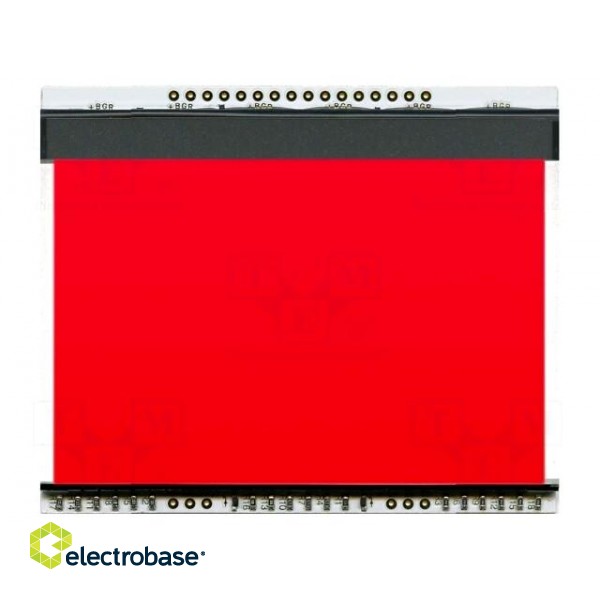 Backlight | Application: EADOGXL160 | LED | 78x64x3.8mm | red