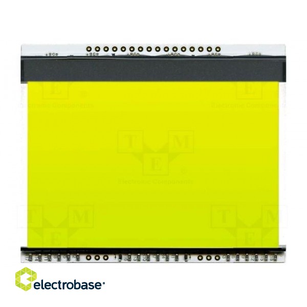 Backlight | EADOGXL160 | LED | 78x64x3.8mm | yellow-green