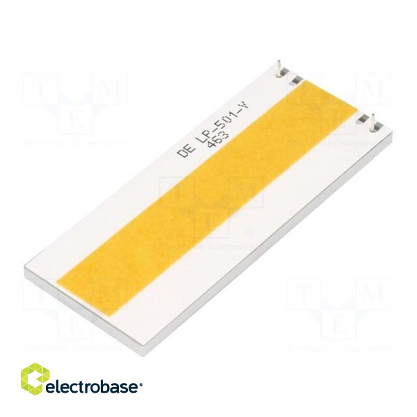 Backlight | LED | Dim: 55.75x22.86x2.5mm | yellow-green | 46.8x19mm image 3
