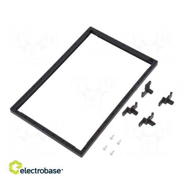 Frontal bezel | LCD-OLINUXINO-7TS | plastic | Colour: black image 2