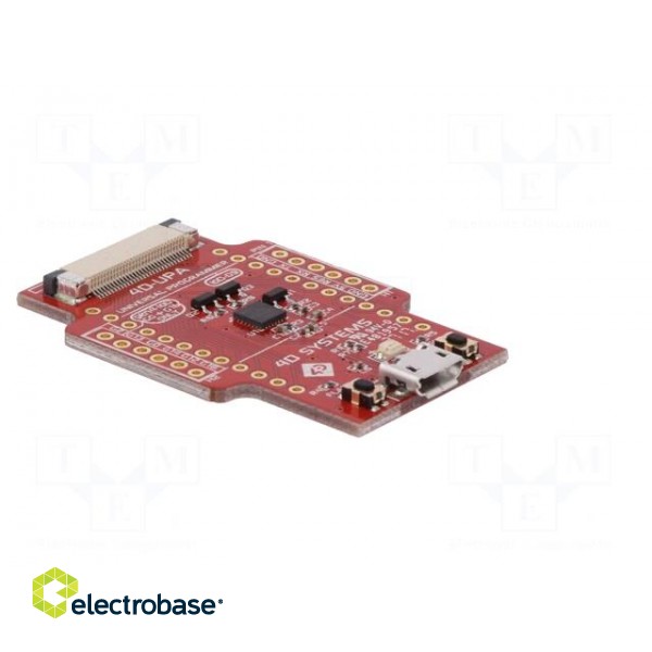 ISP programmer | FFC/FPC,USB micro,solder pads | -40÷85°C paveikslėlis 8