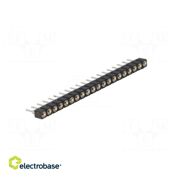 Pin socket | Application: EADOGM128 | PIN: 20 | Layout: 1x20 | 2.54mm paveikslėlis 8