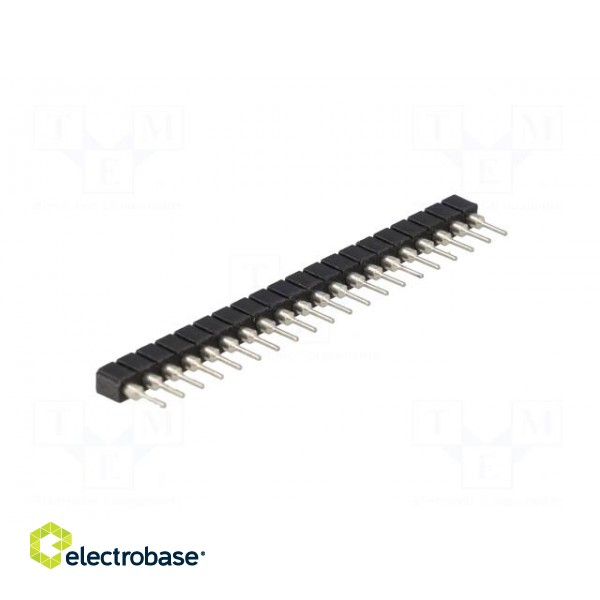 Pin socket | Application: EADOGM128 | PIN: 20 | Layout: 1x20 | 2.54mm paveikslėlis 4