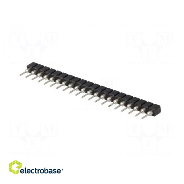 Pin socket | Application: EADOGM128 | PIN: 20 | Layout: 1x20 | 2.54mm paveikslėlis 6