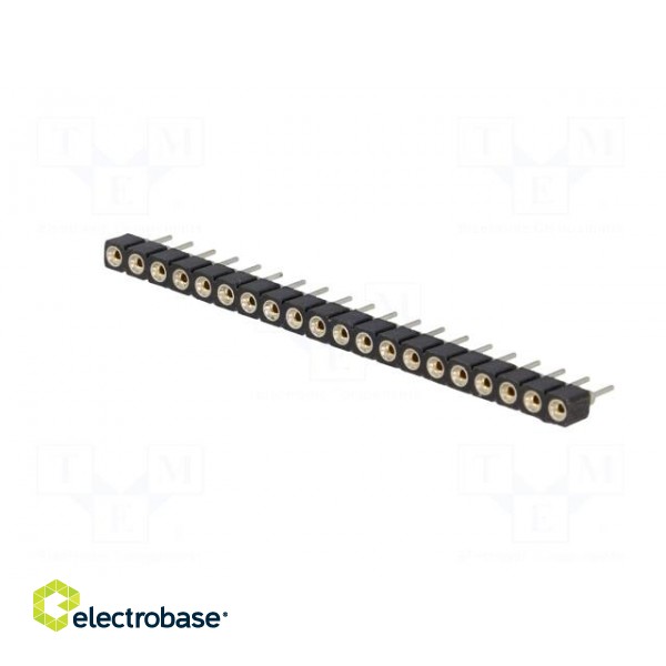 Pin socket | EADOGM128 | PIN: 20 | Layout: 1x20 | 2.54mm image 2