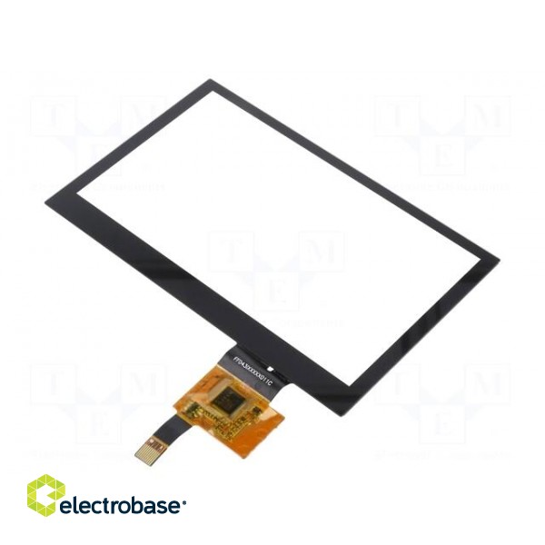 Touch panel | 96.24x54.66mm | PIN: 10 | -30÷80°C | 4.3"