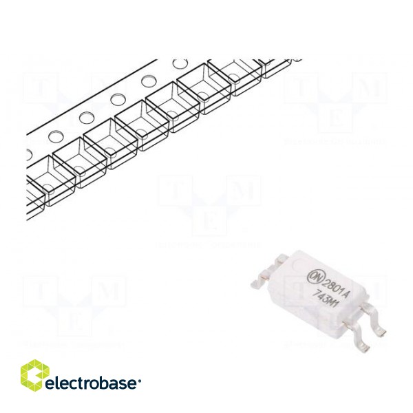 Optocoupler | SMD | Ch: 1 | OUT: transistor | 3.75kV | Mini-flat 4pin