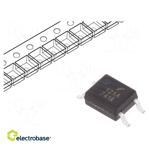 Optocoupler | SMD | Channels: 1 | Out: transistor | 80V | Mini-flat 4pin