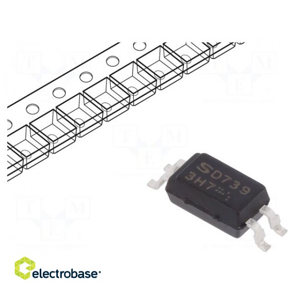 Optocoupler | SMD | Channels: 1 | Out: transistor | Uinsul: 2.5kV