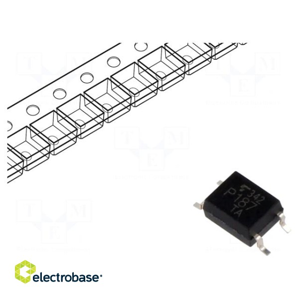 Optocoupler | SMD | Ch: 1 | OUT: transistor | Uinsul: 3.75kV | Uce: 300V