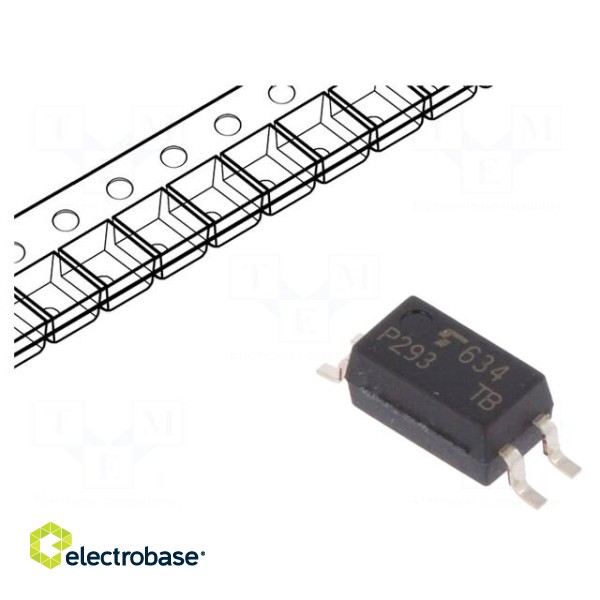 Optocoupler | SMD | Channels: 1 | Out: transistor | Uinsul: 3.75kV | SO4