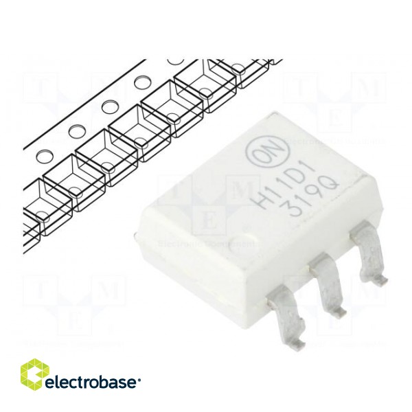Optocoupler | SMD | Ch: 1 | OUT: transistor | Uinsul: 4.17kV | Uce: 300V