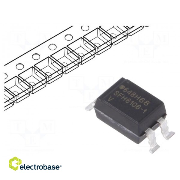 Optocoupler | SMD | Channels: 1 | Out: transistor | Uinsul: 5.3kV