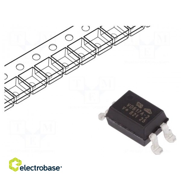 Optocoupler | SMD | Ch: 1 | OUT: transistor | Uinsul: 5.3kV | Uce: 80V