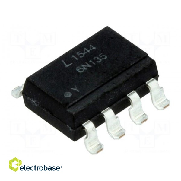 Optocoupler | SMD | Ch: 1 | OUT: transistor | Uinsul: 5kV | Uce: 20V | reel