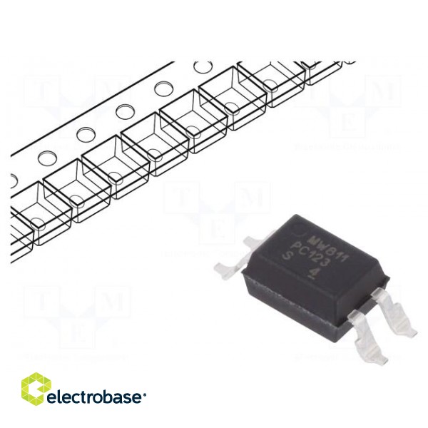 Optocoupler | SMD | Channels: 1 | Out: transistor | Uinsul: 5kV | Uce: 70V