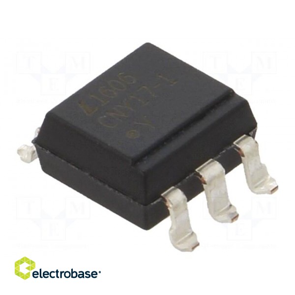Optocoupler | SMD | Ch: 1 | OUT: transistor | Uinsul: 5kV | Uce: 70V | reel