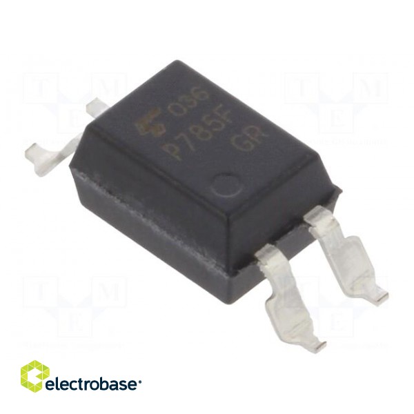 Optocoupler | SMD | Ch: 1 | OUT: transistor | Uinsul: 5kV | Uce: 80V | DIP4