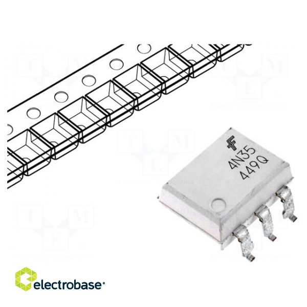 Optocoupler | SMD | Ch: 1 | OUT: transistor | Uinsul: 7.5kV | Uce: 30V