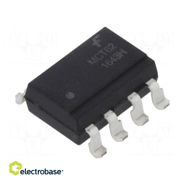Optocoupler | SMD | Ch: 2 | OUT: transistor | Uinsul: 5.3kV | Uce: 85V