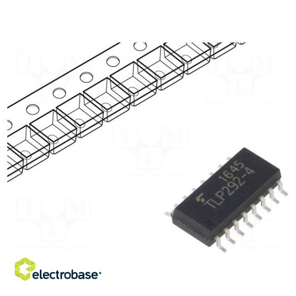 Optocoupler | SMD | Ch: 4 | OUT: transistor | Uinsul: 3.75kV | Uce: 80V