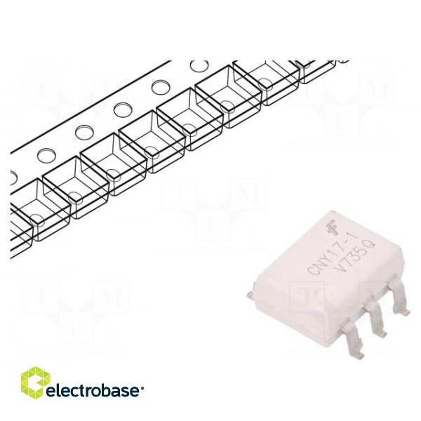 Optocoupler | SMD | Ch: 1 | OUT: transistor | Uinsul: 4.17kV | Uce: 120V