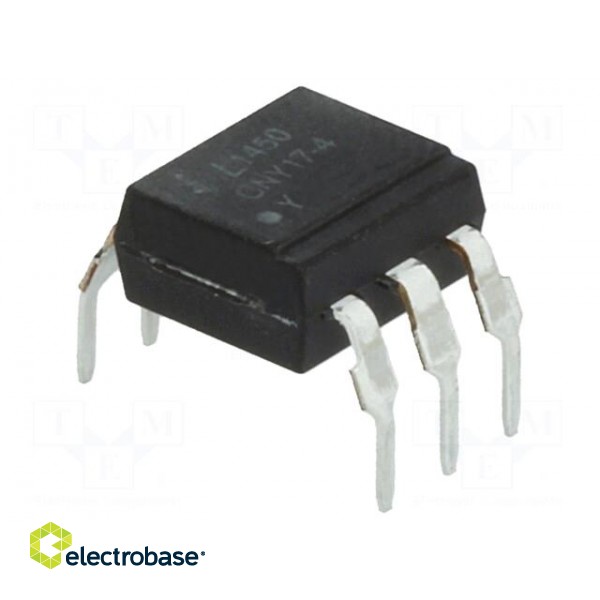 Optocoupler | THT | Ch: 1 | OUT: transistor | Uinsul: 5kV | Uce: 70V | DIP6
