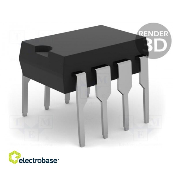 IC: operational amplifier | 55MHz | 2.5÷17V | Ch: 2 | DIP8