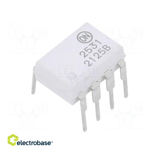 Optocoupler | THT | Ch: 2 | OUT: transistor | Uinsul: 5kV | 1Mbps | DIP8